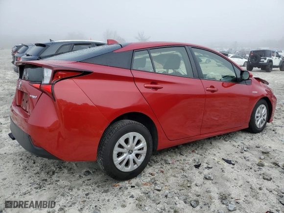 2021 Toyota Prius L Eco with VIN JTDKAMFU2M3147948, listed as a Copart auction lot 85476254 with 89,629 mi miles and Salvage Title. Bid and sale history available at carsss.com. Image 3.