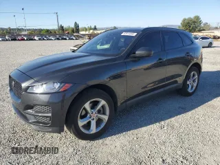 2020 Jaguar F-Pace 25t Premium with VIN SADCJ2FX4LA618158, listed as a Copart auction lot 52814585 with 45,494 mi miles and Salvage Title. Bid and sale history available at DreamBid. Image 1.