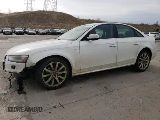 2014 Audi A4 Premium with VIN WAUBFAFL4EN003148, listed as a Copart auction lot 49158995 with 111,682 mi miles and Salvage Title. Bid and sale history available at carsss.com. Image 1.
