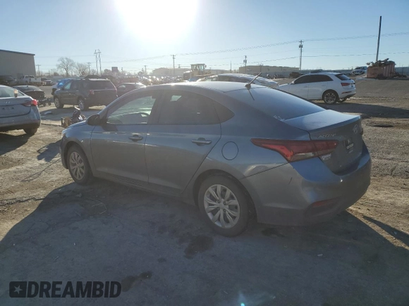 2018 Hyundai Accent SEL with VIN 3KPC24A32JE007242, listed as a Copart auction lot 37953434 with 106,653 mi miles. Bid and sale history available at carsss.com. Image 2.