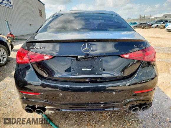 2023 Mercedes-Benz C 43 AMG with VIN W1KAF8HB5PR115101, listed as a Copart auction lot 63683285 with 13,488 mi miles and Salvage title. Bid and sale history available at DreamBid. Image 6.
