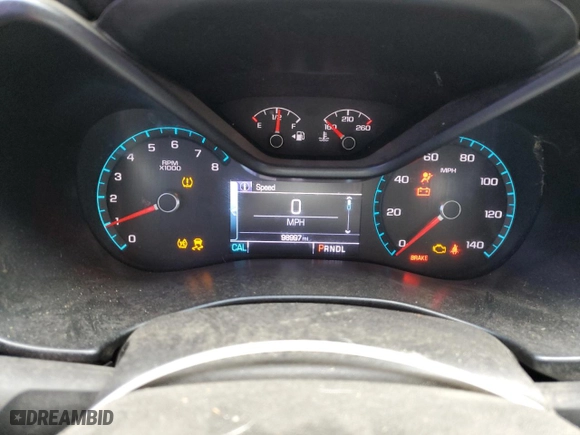 2017 Chevrolet Colorado 2WD Z71 with VIN 1GCGSDEN8H1215457, listed as a Copart auction lot 43174685 with 98,997 mi miles and Salvage Title. Bid and sale history available at carsss.com. Image 9.
