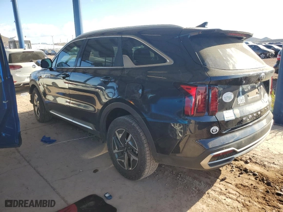2021 Kia Sorento Hybrid S with VIN KNDRG4LG2M5033366, listed as a Copart auction lot 72620524 with 52,667 mi miles and Salvage Title. Bid and sale history available at carsss.com. Image 2.