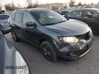 2015 Nissan Rogue SL with VIN 5N1AT2MV8FC822450, listed as a Copart auction lot 84527264 with 87,398 mi miles and Salvage Title. Bid and sale history available at carsss.com. Image 4.