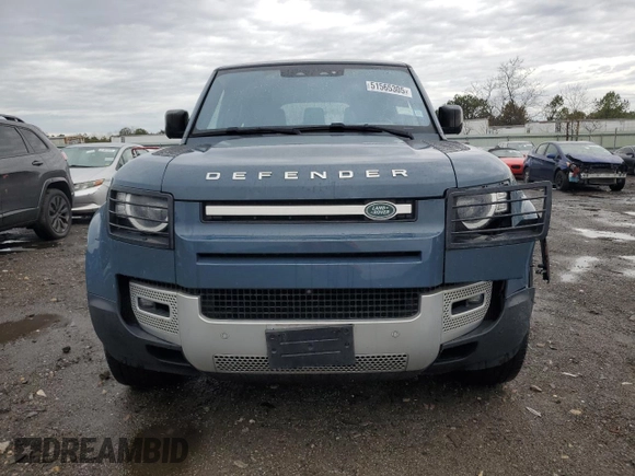 2020 Land Rover Defender S with VIN SALEJEEX2L2015140, listed as a Copart auction lot 51565305 with 66,370 mi miles and Salvage title. Bid and sale history available at DreamBid. Image 5.