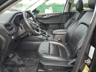 2021 Ford Escape Titanium with VIN 1FMCU9J97MUA57521, listed as a Copart auction lot 58714055 with 83,201 mi miles and Salvage title. Bid and sale history available at DreamBid. Image 7.