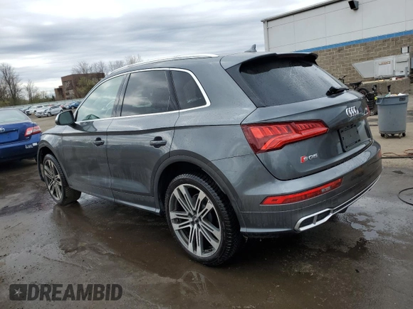 2018 Audi SQ5 Prestige с VIN WA1C4AFY5J2215054, выставлен на аукционе Copart как лот 53513465 с пробегом 109 210 миль миль и Списание • Salvage title. История ставок и продаж доступна на DreamBid. Изображение 2.