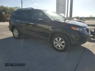 2012 Kia Sorento LX with VIN 5XYKT4A12CG280940, listed as a Copart auction lot 51919645 with 182,541 mi miles and Salvage Title. Bid and sale history available at DreamBid. Image 4.