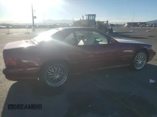 2000 Mercedes-Benz SL-Class with VIN WDBFA68F0YF193681, listed as a Copart auction lot 46833985 with 179,163 mi miles and Clean Title. Bid and sale history available at carsss.com. Image 3.