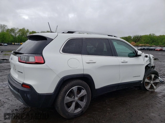 2019 Jeep Cherokee Limited z VIN 1C4PJMDX4KD336966, wystawiony jako Copart lot #55577615 z przebiegiem 83 815 mil mil oraz Szkoda całkowita • Salvage title. Historia ofert i sprzedaży dostępna na DreamBid. Obrazek 3.