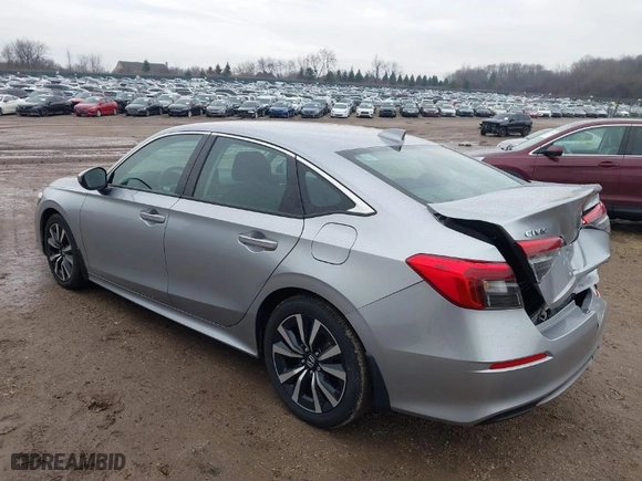 2022 Honda Civic Sedan EX with VIN 2HGFE1F7XNH312479, listed as a IAAI auction lot 41208913 with 21,589 mi miles. Bid and sale history available at carsss.com. Image 3.