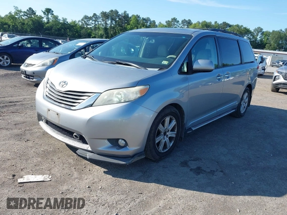 2012 Toyota Sienna XLE with VIN 5TDDK3DC6CS044409, listed as a IAAI auction lot 42409389 with 231,567 mi miles and . Bid and sale history available at DreamBid. Image 2.