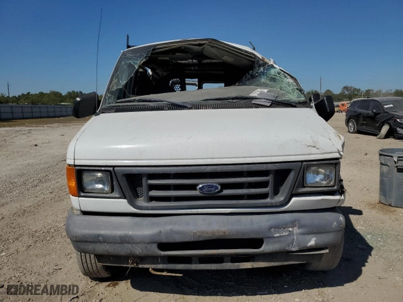 2006 Ford Econoline Cargo Van with VIN 1FTRE14W56HB08850, listed as a Copart auction lot 74219474 with NaN miles and Salvage Title. Bid and sale history available at carsss.com. Image 5.