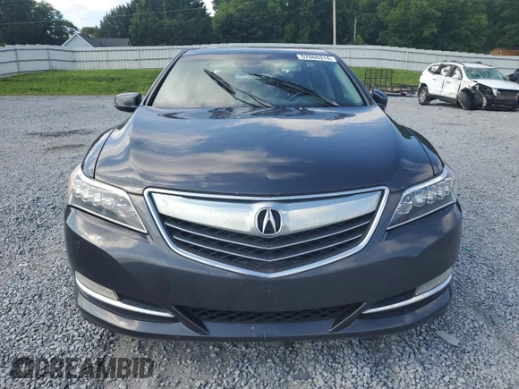 2014 Acura RLX Advance Pkg with VIN JH4KC1F92EC004325, listed as a Copart auction lot 57860314 with 221,784 mi miles and Salvage Title. Bid and sale history available at carsss.com. Image 5.