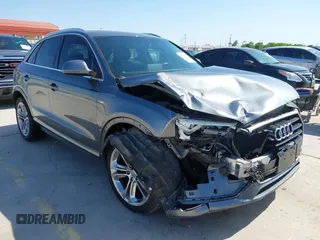 2016 Audi Q3 Prestige with VIN WA1GFCFS1GR023164, listed as a IAAI auction lot 41990810 with 114,888 mi miles and . Bid and sale history available at DreamBid. Image 1.