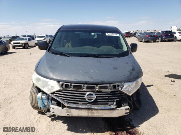 2012 Nissan Quest S with VIN JN8AE2KP8C9033053, listed as a Copart auction lot 54130704 with 155,162 mi miles and Salvage Title. Bid and sale history available at carsss.com. Image 5.
