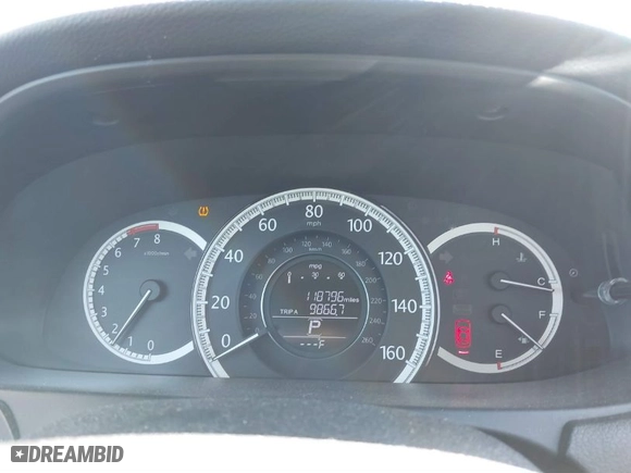 2015 Honda Accord Sedan EX-L with VIN 1HGCR2F80FA020958, listed as a IAAI auction lot 41834824 with 118,796 mi miles. Bid and sale history available at carsss.com. Image 7.