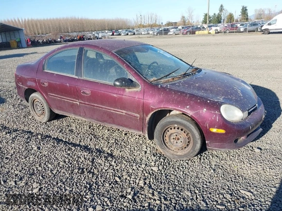 2000 Plymouth Neon Highline z VIN 1P3ES46CXYD633537, wystawiony jako IAAI lot #41736376 z przebiegiem 262 704 mil mil oraz . Historia ofert i sprzedaży dostępna na DreamBid. Obrazek 1.