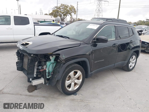 2019 Jeep Compass Altitude z VIN 3C4NJCBB2KT815146, wystawiony jako IAAI lot #41728255 z przebiegiem 50 852 mil mil oraz . Historia ofert i sprzedaży dostępna na DreamBid. Obrazek 18.