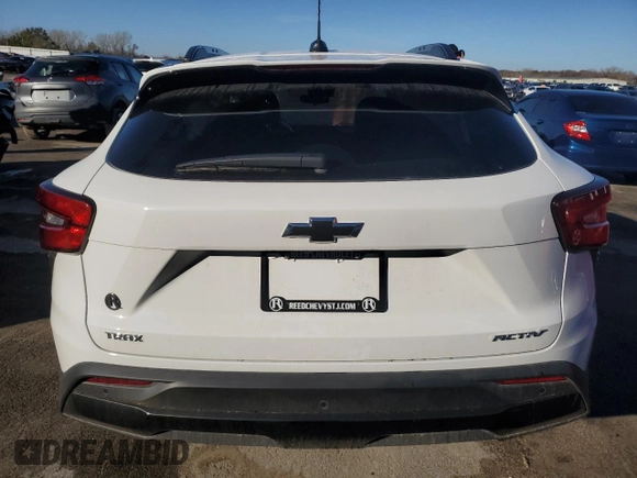 2025 Chevrolet Trax ACTIV with VIN KL77LKEP1SC067387, listed as a Copart auction lot 80464244 with Not Provided miles and Salvage Title. Bid and sale history available at carsss.com. Image 6.