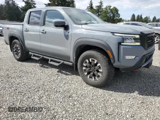 2023 Nissan Frontier SV with VIN 1N6ED1EKXPN610735, listed as a Copart auction lot 56197375 with 55,005 mi miles and Salvage title. Bid and sale history available at DreamBid. Image 4.