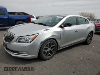 2016 Buick LaCrosse Sport Touring with VIN 1G4G45G36GF169491, listed as a Copart auction lot 49790145 with 165,398 mi miles and Salvage Title. Bid and sale history available at carsss.com. Image 1.