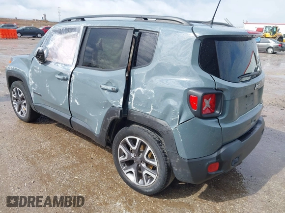 2018 Jeep Renegade Latitude with VIN ZACCJABB9JPH58087, listed as a IAAI auction lot 42109926 with 126,109 mi miles and . Bid and sale history available at DreamBid. Image 3.