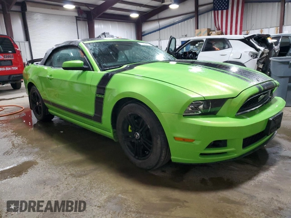 2014 Ford Mustang V6 with VIN 1ZVBP8EM2E5220214, listed as a Copart auction lot 51062465 with 45,405 mi miles and Salvage Title. Bid and sale history available at carsss.com. Image 4.