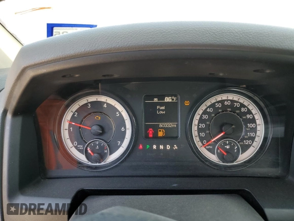 2020 Ram 1500 Classic Tradesman with VIN 1C6RR6FT4LS146063, listed as a Copart auction lot 75177204 with 80,332 mi miles and Salvage Title. Bid and sale history available at carsss.com. Image 9.