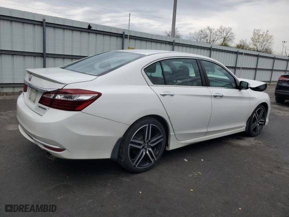 2016 Honda Accord Sedan Sport with VIN 1HGCR2F56GA132414, listed as a Copart auction lot 52891895 with 107,688 mi miles and Salvage Title. Bid and sale history available at carsss.com. Image 3.