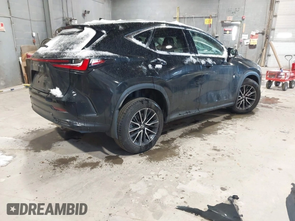 2024 Lexus NX with VIN 2T2AGCEZ5RC053557, listed as a IAAI auction lot 41340693 with 17,026 mi miles. Bid and sale history available at carsss.com. Image 4.