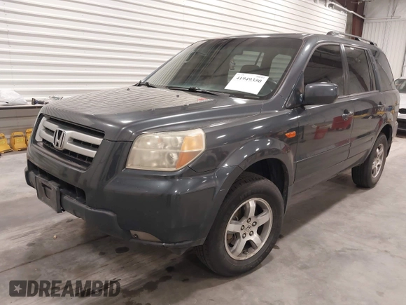 2006 Honda Pilot EX z VIN 2HKYF18466H504644, wystawiony jako IAAI lot #41949350 z przebiegiem 256 464 mil mil oraz . Historia ofert i sprzedaży dostępna na DreamBid. Obrazek 2.