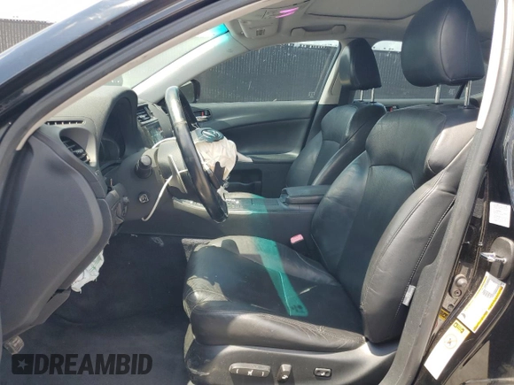 2008 Lexus IS 350 with VIN JTHBE262082013571, listed as a Copart auction lot 61582565 with 106,857 mi miles and Salvage title. Bid and sale history available at DreamBid. Image 7.