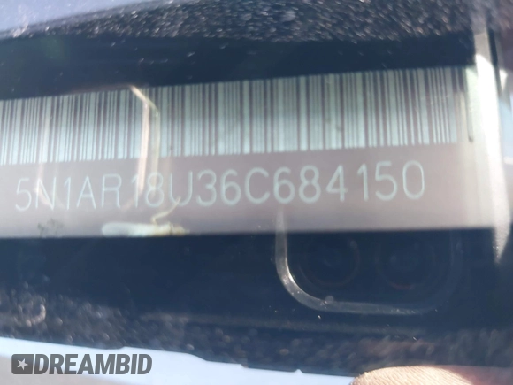 2006 Nissan Pathfinder SE z VIN 5N1AR18U36C684150, wystawiony jako IAAI lot #41201933 z przebiegiem 146 494 mil mil oraz . Historia ofert i sprzedaży dostępna na DreamBid. Obrazek 9.