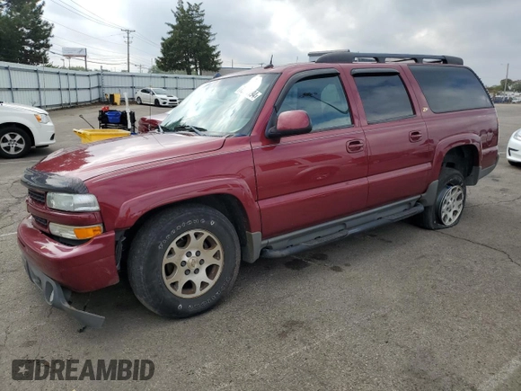 2004 Chevrolet Suburban Z71 with VIN 3GNFK16ZX4G305837, listed as a Copart auction lot 72905194 with 171,288 mi miles and Salvage Title. Bid and sale history available at carsss.com. Image 1.