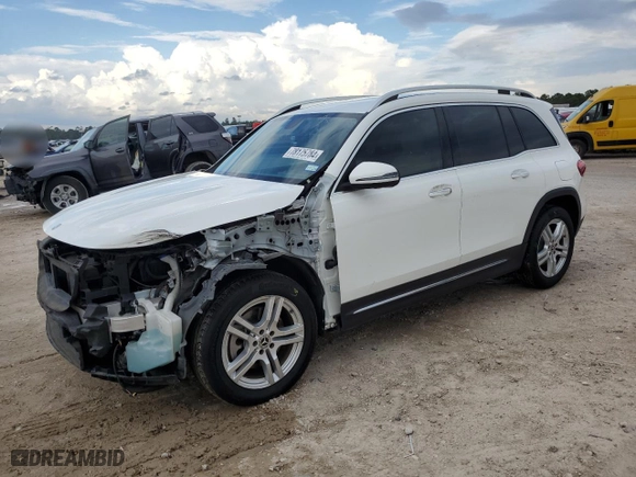 2020 Mercedes-Benz GLB with VIN W1N4M4GB5LW022476, listed as a Copart auction lot 78175784 with 64,362 mi miles and Salvage Title. Bid and sale history available at carsss.com. Image 1.