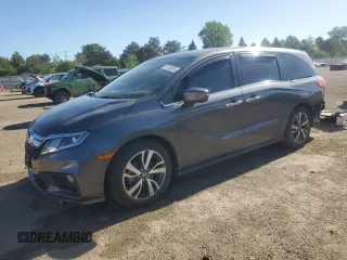 2019 Honda Odyssey EX-L z VIN 5FNRL6H79KB045249, wystawiony jako Copart lot #57108075 z przebiegiem 86 038 mil mil oraz Szkoda całkowita • Salvage title. Historia ofert i sprzedaży dostępna na DreamBid. Obrazek 1.