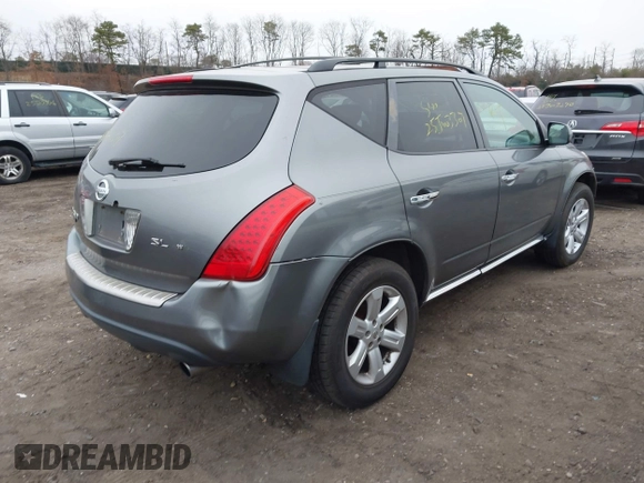 2006 Nissan Murano SL with VIN JN8AZ08W76W503862, listed as a IAAI auction lot 41925817 with Not Provided miles and . Bid and sale history available at DreamBid. Image 4.