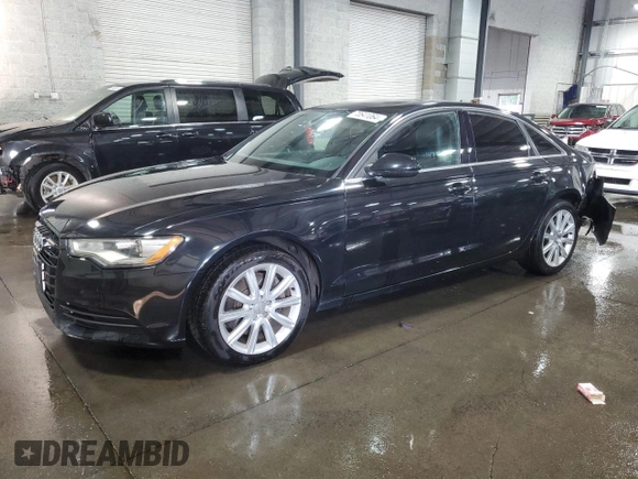 2015 Audi A6 2.0T Premium with VIN WAUFFAFC9FN032258, listed as a Copart auction lot 70641064 with 125,355 mi miles and Salvage Title. Bid and sale history available at carsss.com. Image 1.
