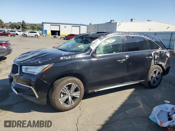 2018 Acura MDX z VIN 5J8YD3H37JL008668, wystawiony jako Copart lot #57724735 z przebiegiem 94 418 mil mil oraz Szkoda całkowita • Salvage title. Historia ofert i sprzedaży dostępna na DreamBid. Obrazek 1.