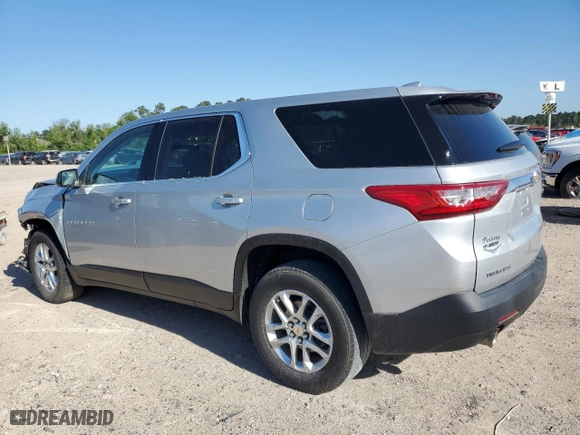 2021 Chevrolet Traverse LS with VIN 1GNERFKW9MJ228909, listed as a Copart auction lot 52132165 with 61,943 mi miles and Salvage Title. Bid and sale history available at carsss.com. Image 2.