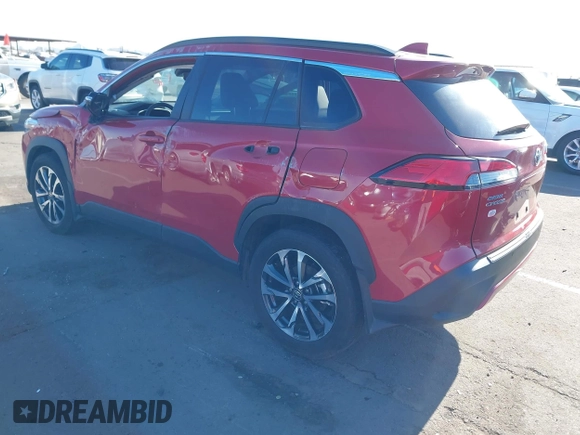 2024 Toyota Corolla Cross XLE with VIN 7MUDAAAG2RV095547, listed as a IAAI auction lot 42087409 with 15,402 mi miles and . Bid and sale history available at DreamBid. Image 3.