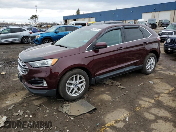2021 Ford Edge SEL with VIN 2FMPK4J97MBA26625, listed as a Copart auction lot 50235535 with 90,601 mi miles and Clean Title. Bid and sale history available at carsss.com. Image 1.