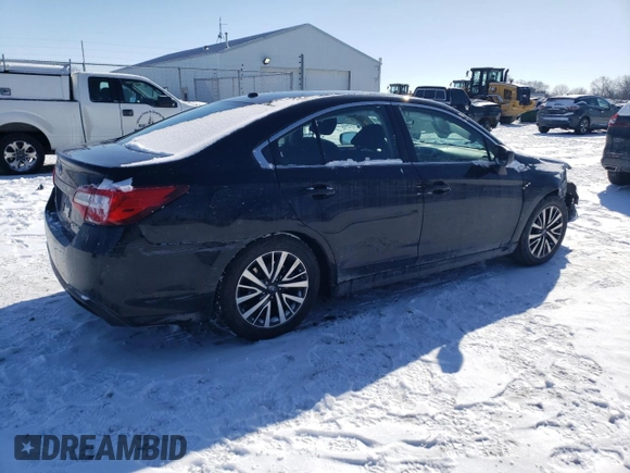 2019 Subaru Legacy with VIN 4S3BNAB68K3029958, listed as a Copart auction lot 46089265 with 56,621 mi miles and Salvage Title. Bid and sale history available at carsss.com. Image 3.