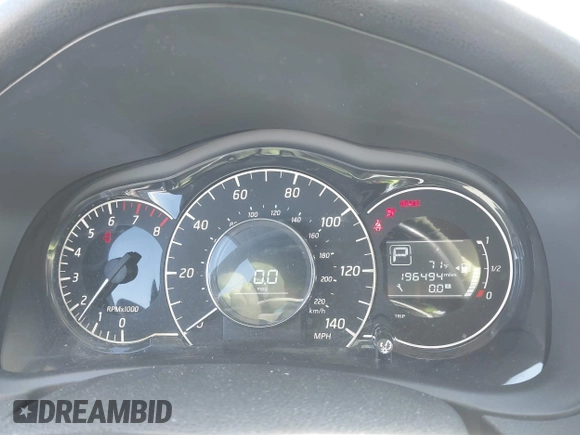 2016 Nissan Note SV with VIN 3N1CE2CP2GL408387, listed as a IAAI auction lot 41697373 with 196,494 mi miles and . Bid and sale history available at DreamBid. Image 7.