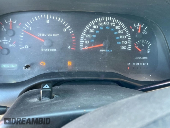 2000 Dodge 2500 z VIN 3B7KF2363YG104640, wystawiony jako Copart lot #45928635 z przebiegiem 206 162 mil mil oraz Czysty tytuł • Clean title. Historia ofert i sprzedaży dostępna na DreamBid. Obrazek 8.