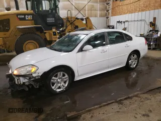 2014 Chevrolet Impala LT with VIN 2G1WB5E37E1100847, listed as a Copart auction lot 58580765 with 104,949 mi miles and Salvage title. Bid and sale history available at DreamBid. Image 1.