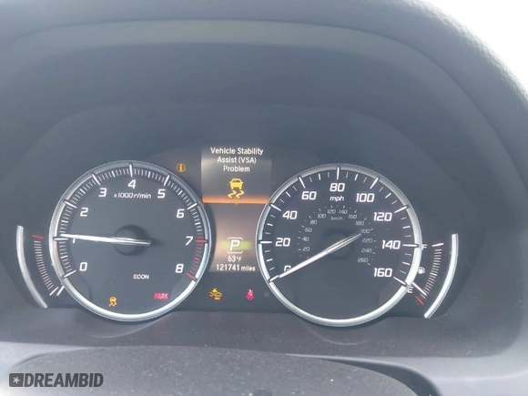 2017 Acura TLX V6 w/Technology Pkg with VIN 19UUB2F57HA000336, listed as a IAAI auction lot 41649458 with 121,741 mi miles. Bid and sale history available at carsss.com. Image 7.
