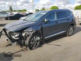 2019 Hyundai Santa Fe SEL Plus z VIN 5NMS33AD7KH114373, wystawiony jako Copart lot #56029405 z przebiegiem 40 745 mil mil oraz Szkody całkowita. Historia ofert i sprzedaży dostępna na DreamBid. Obrazek 1.