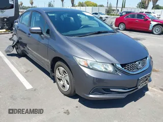 2015 Honda Civic LX with VIN 19XFB2F57FE200232, listed as a IAAI auction lot 42381508 with 85,299 mi miles and . Bid and sale history available at DreamBid. Image 1.